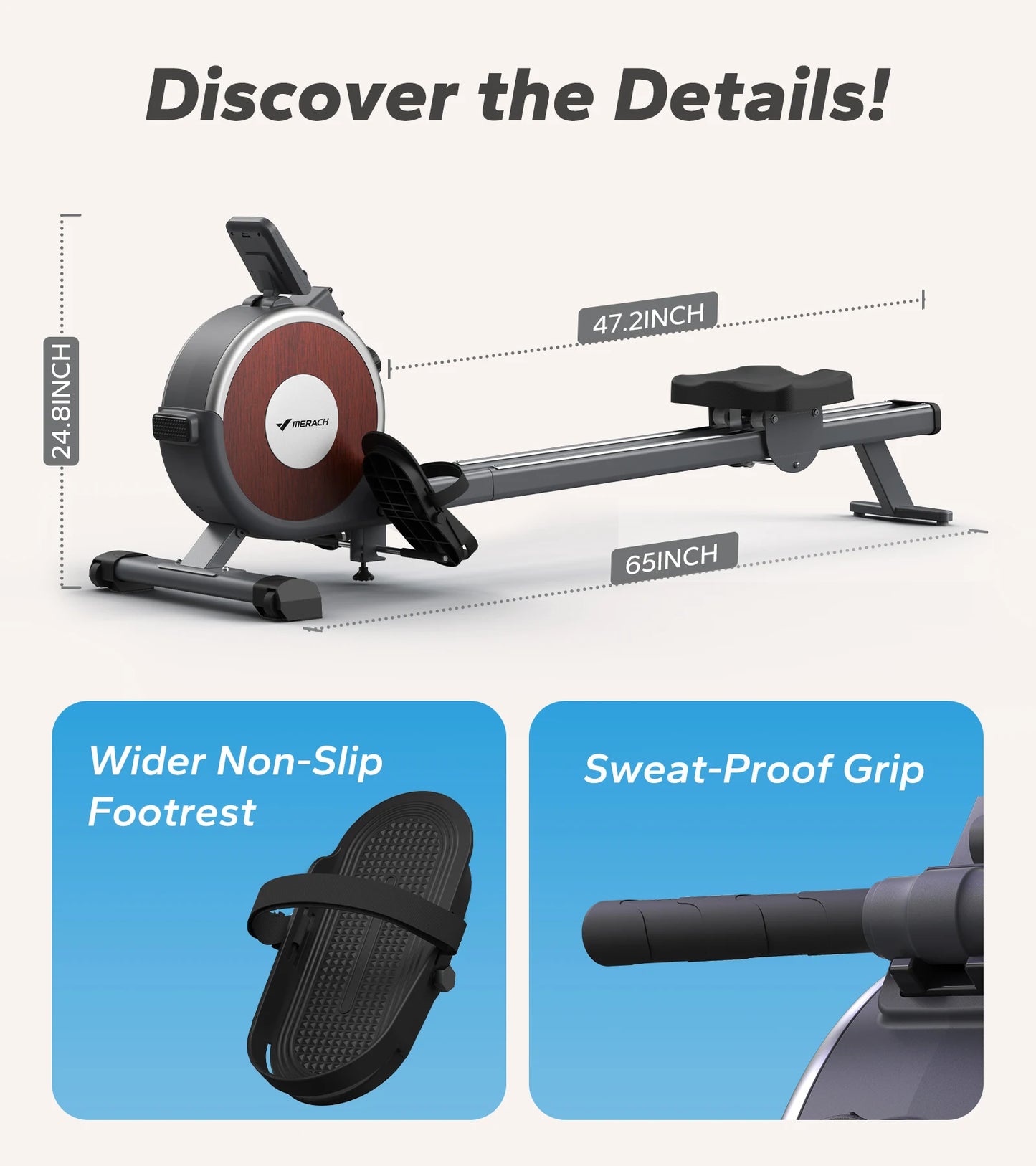 Magnetic Rower Machine