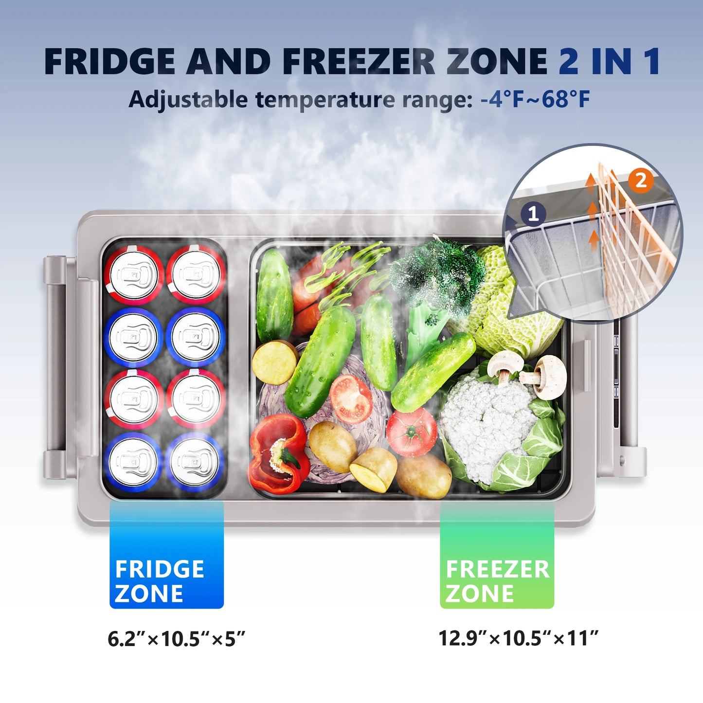 35L 12V Portable Car Refrigerator