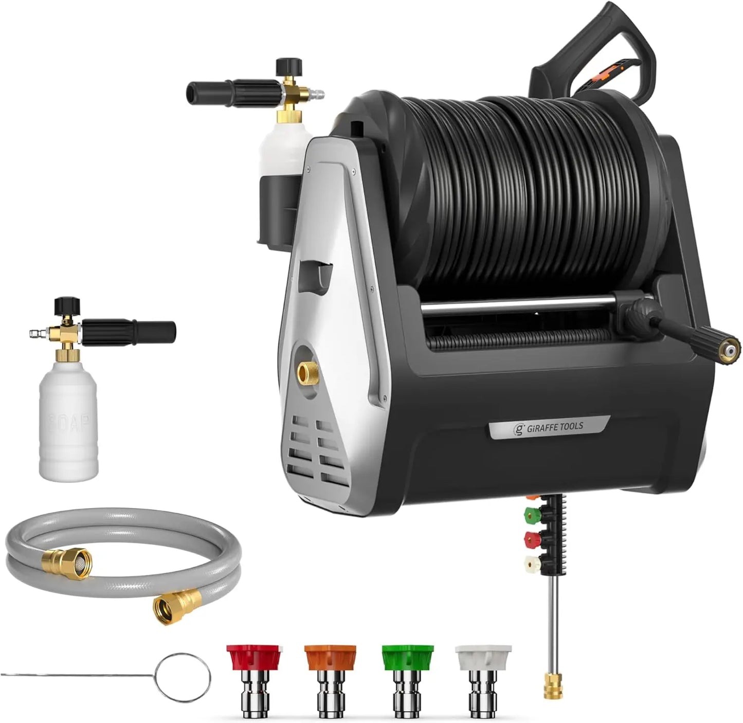 Pressure Washer, Max 2400 PSI, 2.0 GPM