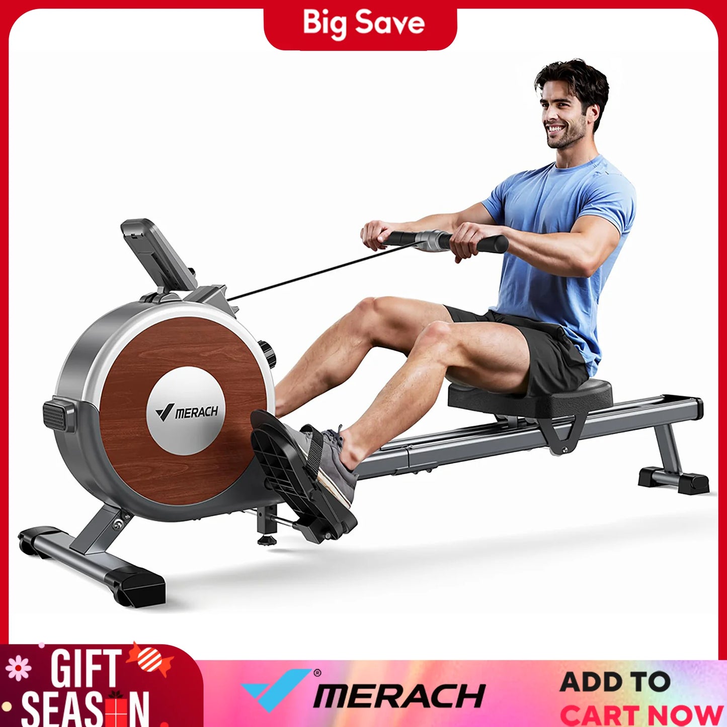Magnetic Rower Machine
