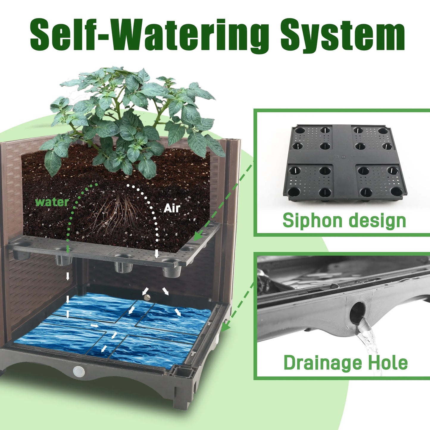 Tomato Planter With Trellis