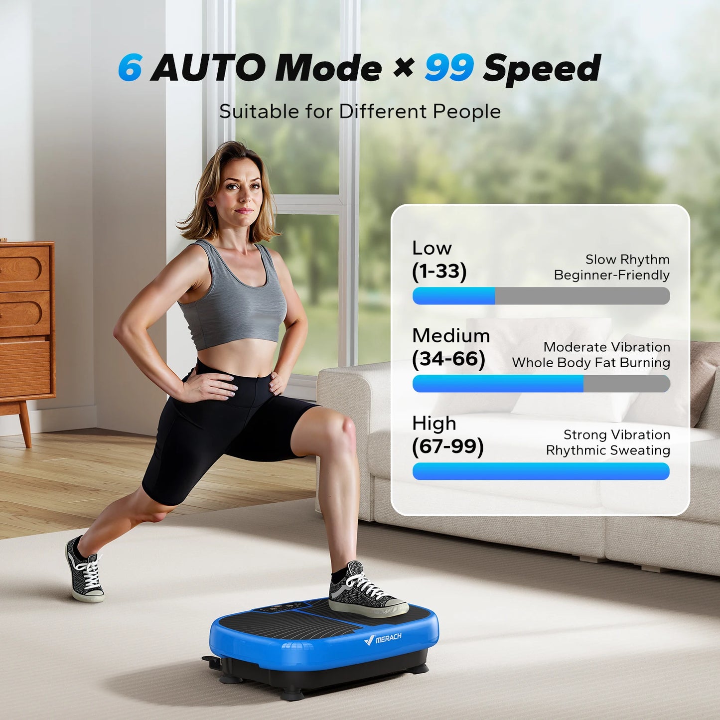 Vibration Plate Exercise Machine for Lymphatic Circulation