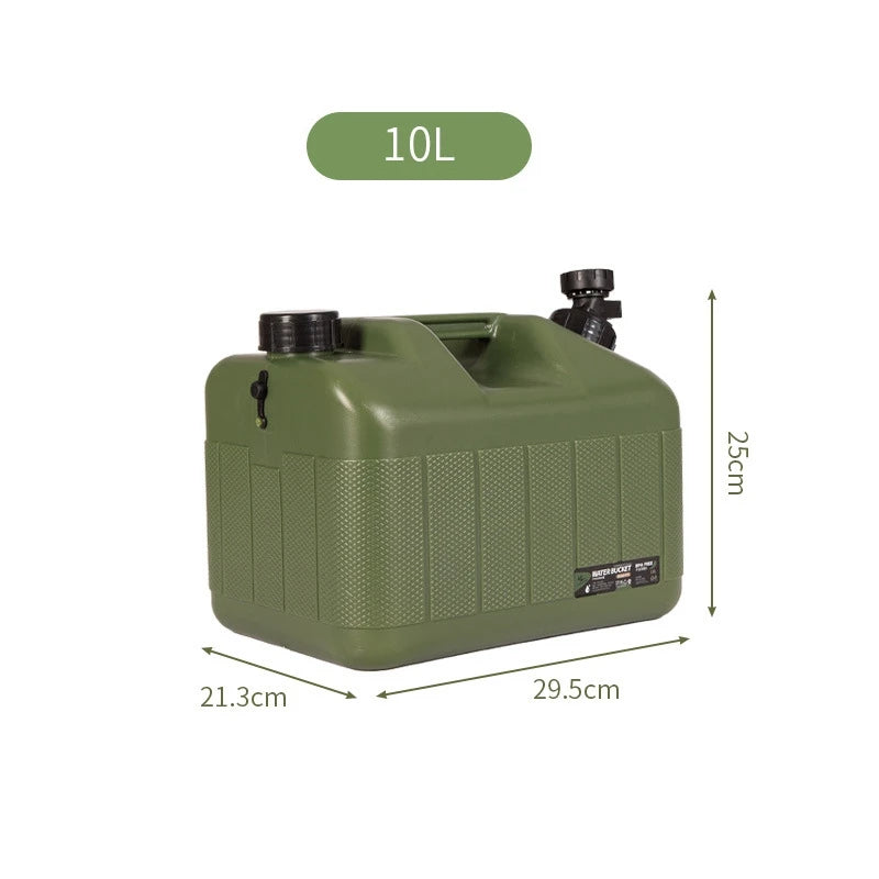 10L/12L/18L/25L Large Military Green Water Tank