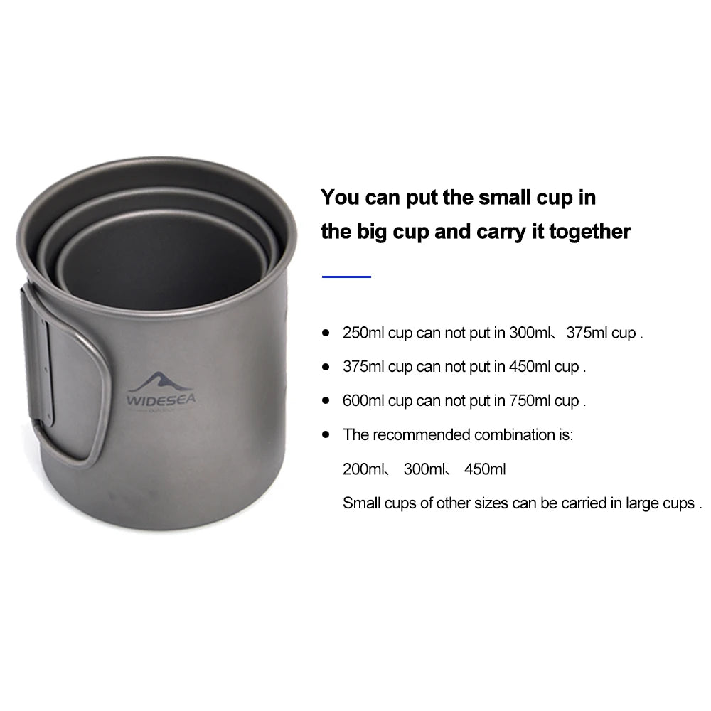 Titanium Camping Cup