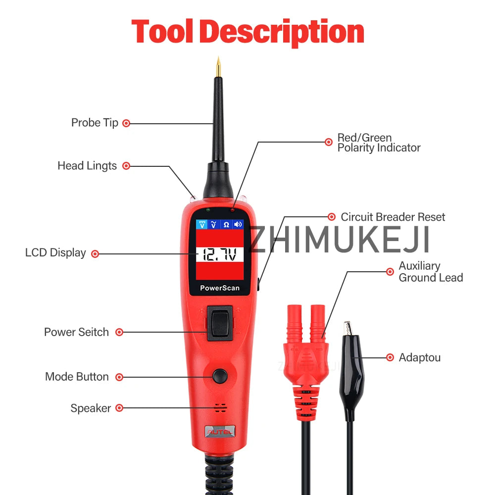 12V 24V Electrical System Auto Circuit Tester