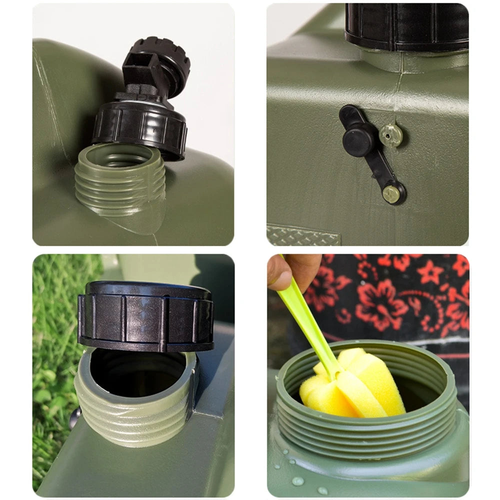 10L/12L/18L/25L Large Military Green Water Tank