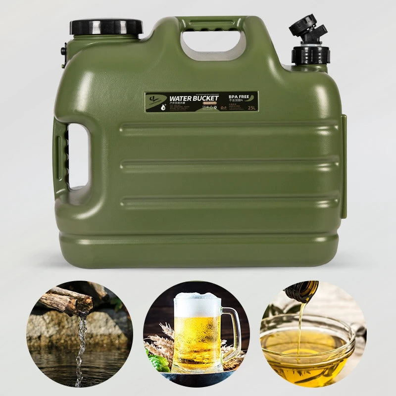 10L/12L/18L/25L Large Military Green Water Tank