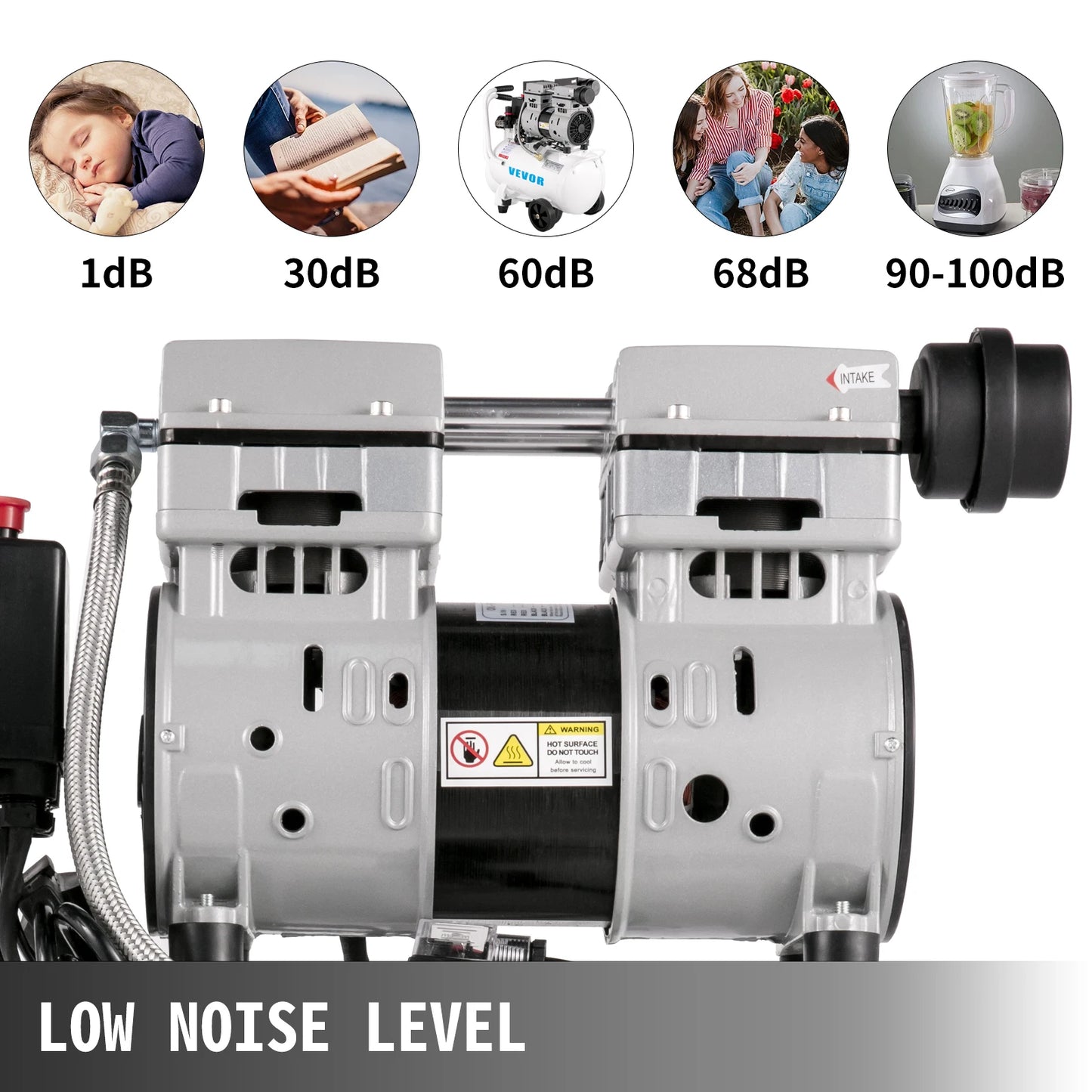 25/60L Air Compressor 110V/240V