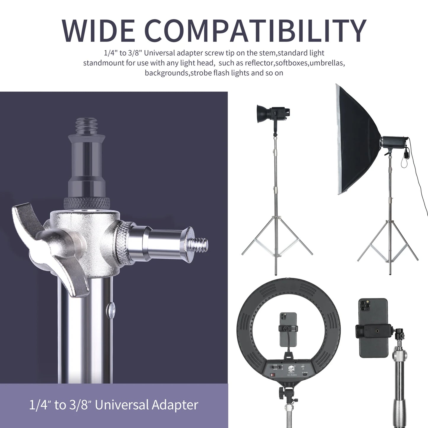 Stainless Steel Light Stand