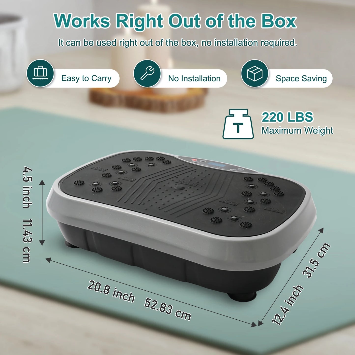 Vibration Plate Exercise / Lymph Circulation Machine