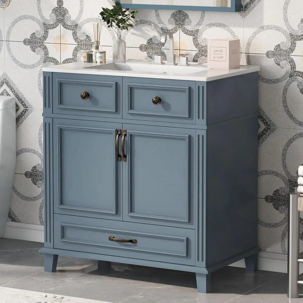30 Inch Bathroom Vanity with Sink Combo