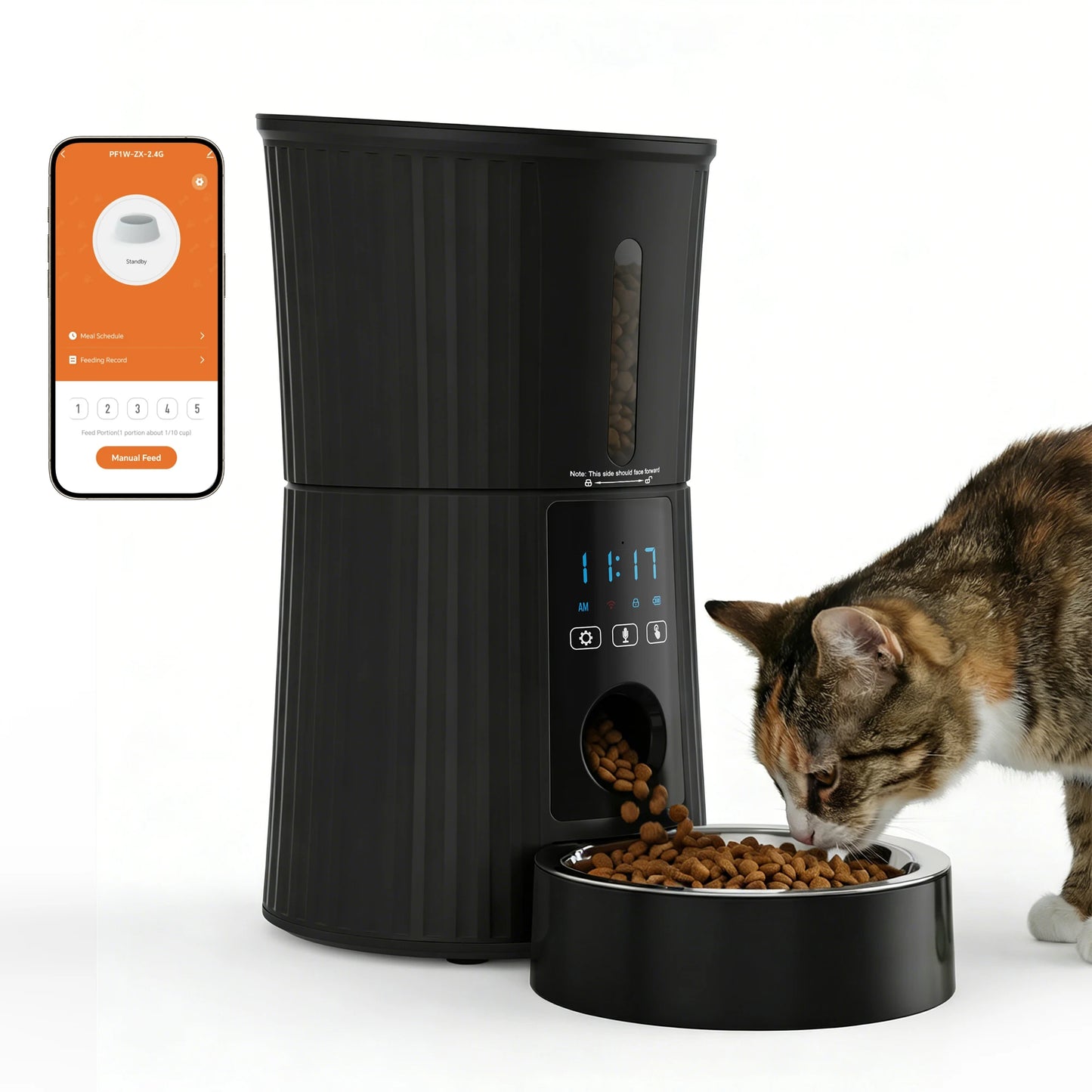 4L Automatic Cat Feeder WiFi Timed