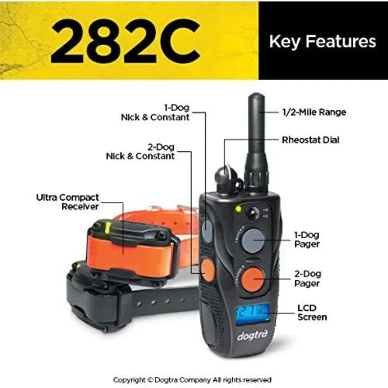 Remote Training E-Collar for 2 Dogs