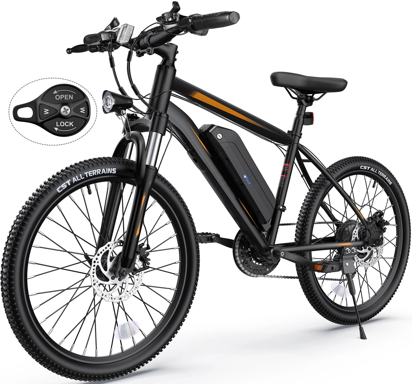 Electric Bike for Adults 26" with Removable Battery