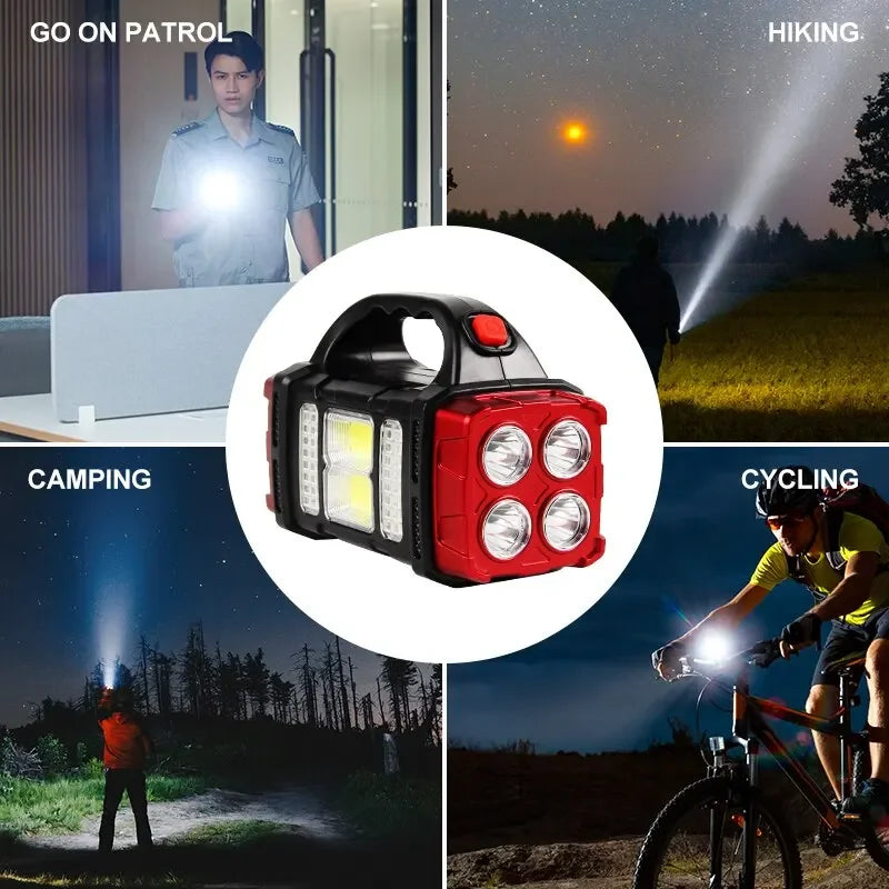 Solar Powered Rechargeable Camping Light