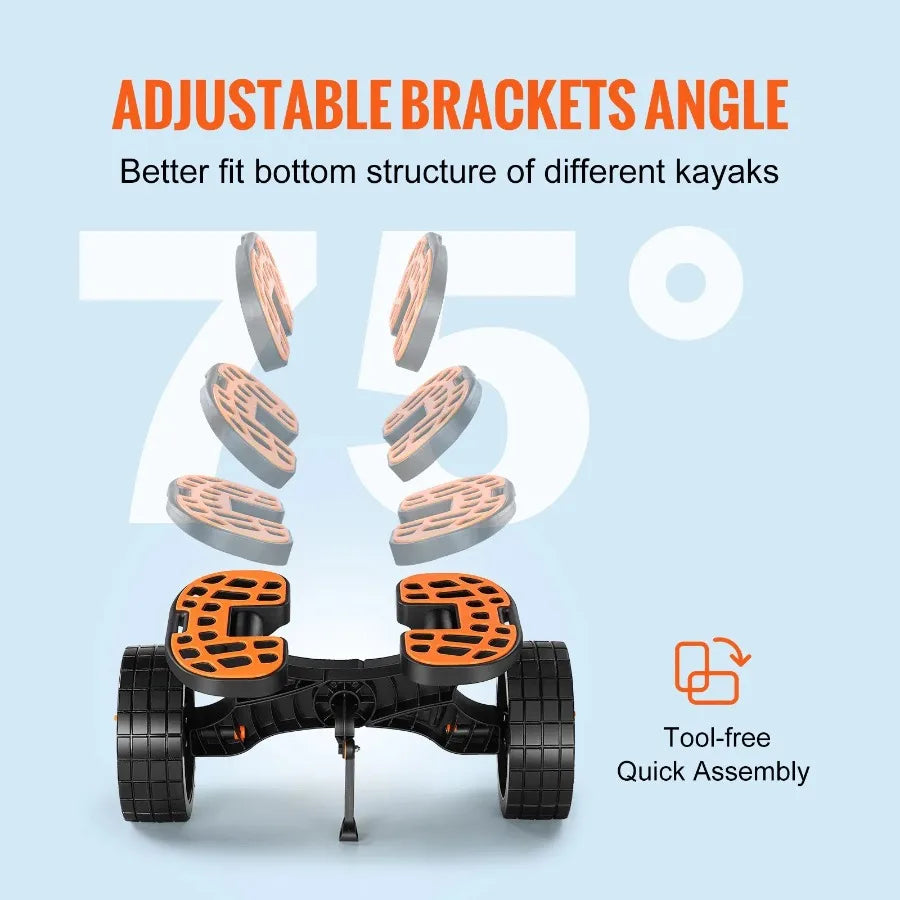 Kayak Cart 320lbs Load Capacity