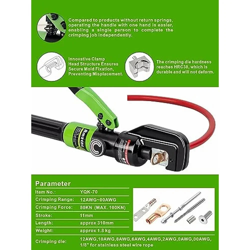 Terminal Crimper Tool / 12-2/0 AWG