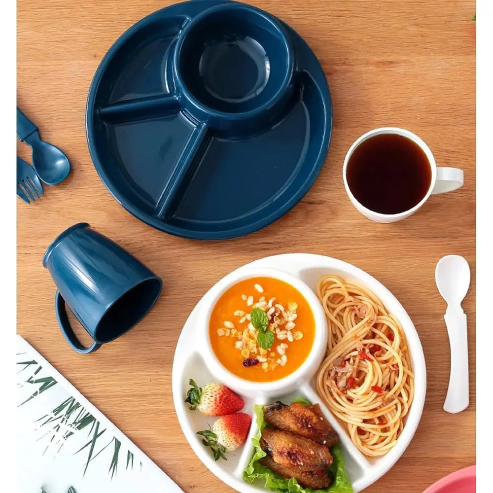 Plastic Dinner Plates Set of 2
