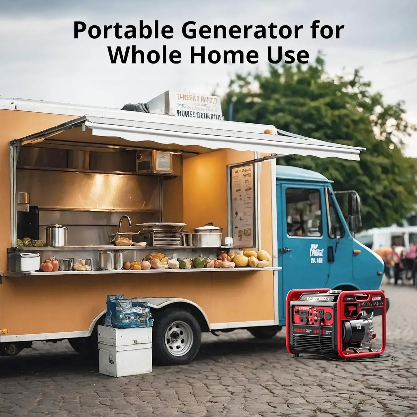 4500W Gas-Powered Inverter Generator