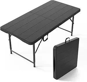 4 FT Plastic Folding Camping Table