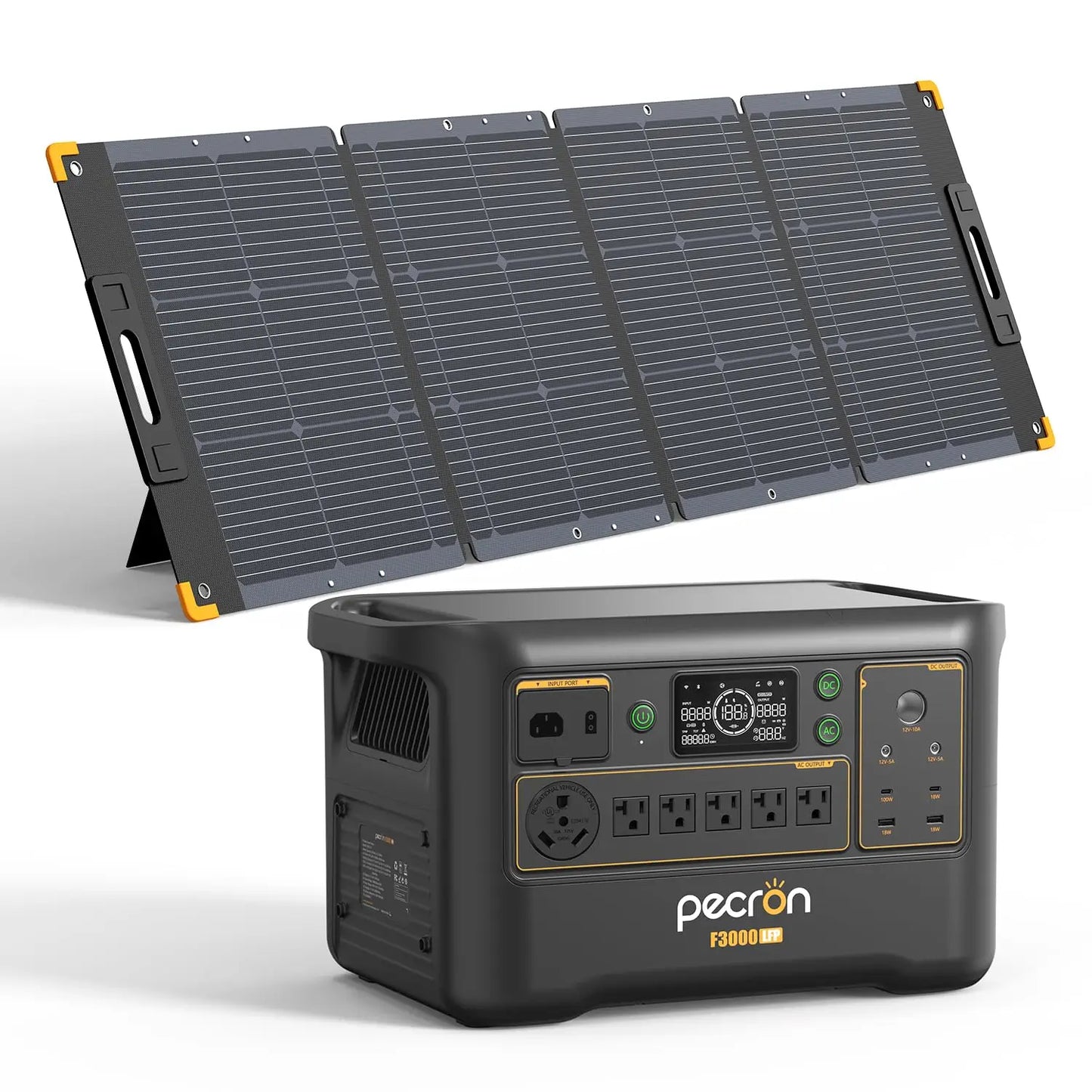 Portable Power Station Solar Generator, 3600W
