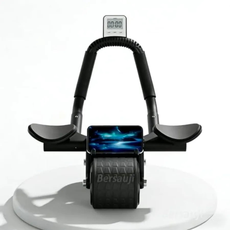 Ab Roller Wheel with Knee Mat andTimer