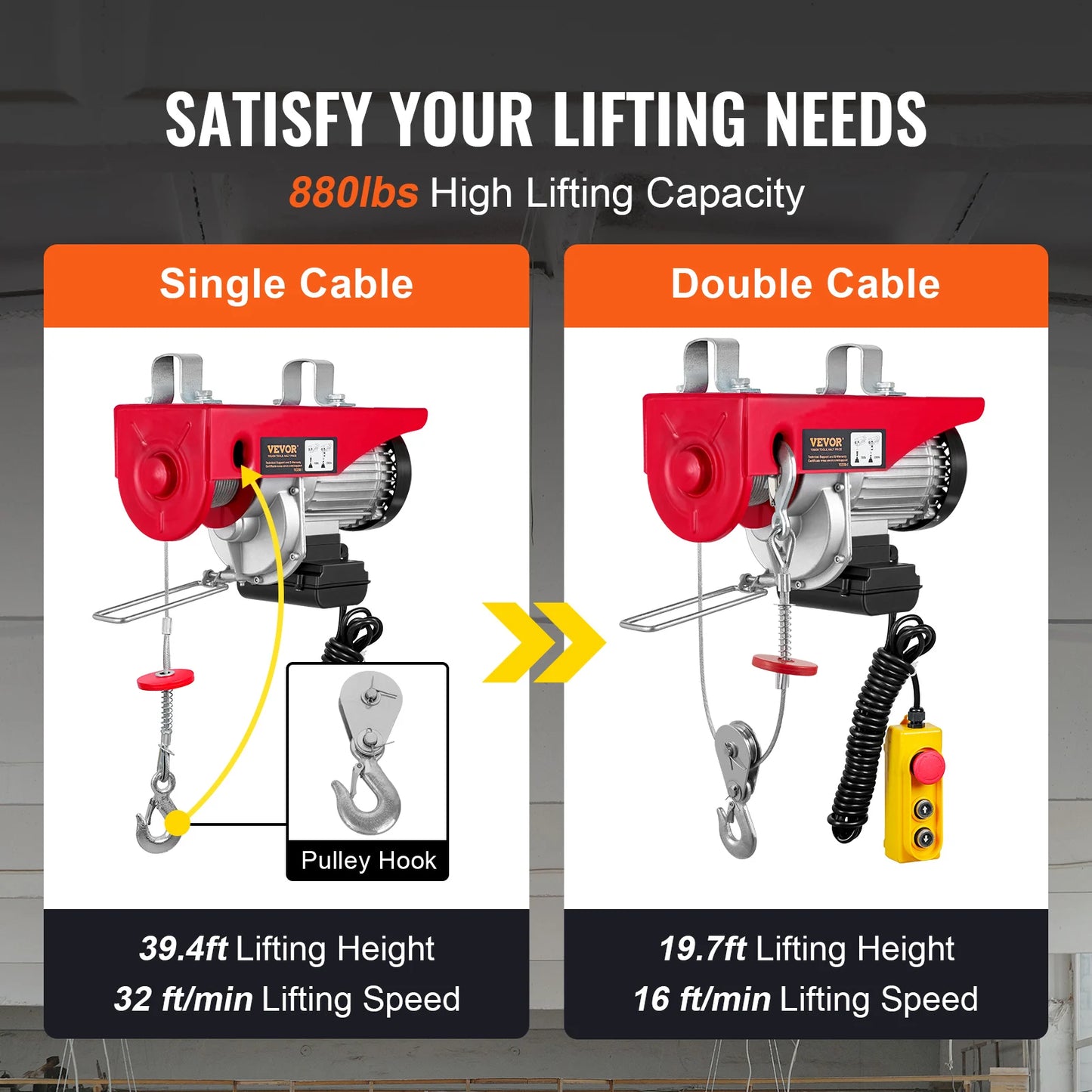 200-800kg Electric Hoist