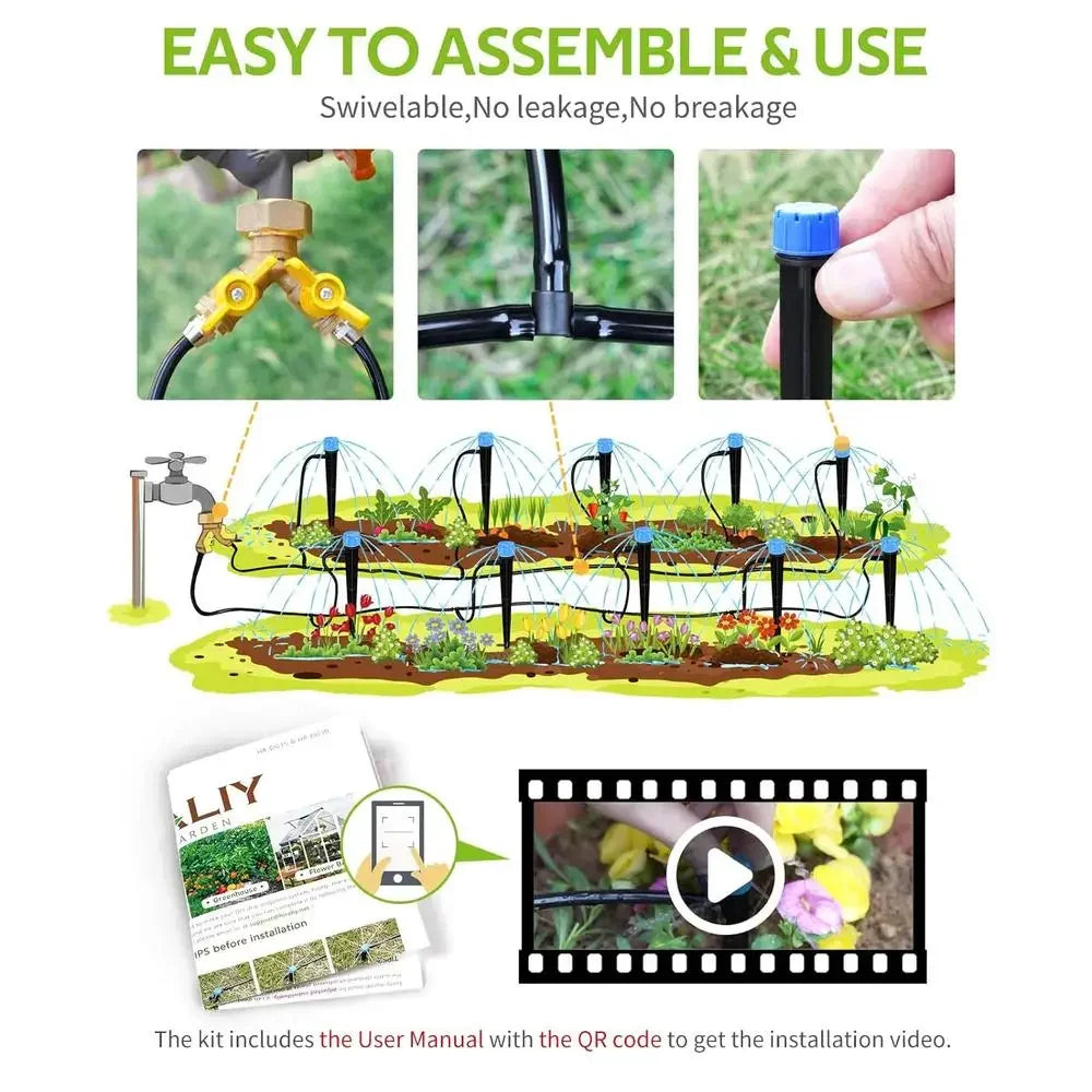 100ft Drip Irrigation Kit