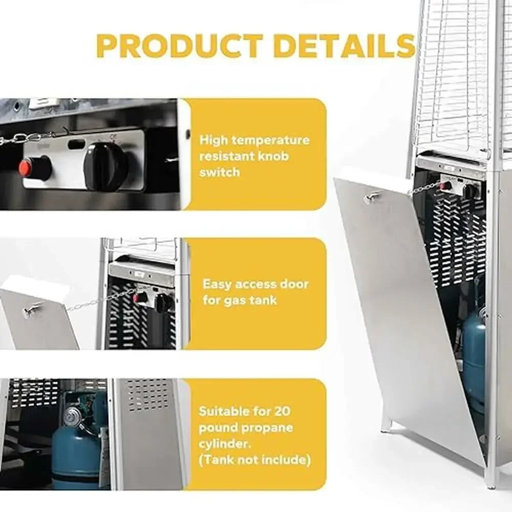 42,000 BTU Pyramid Propane Heater