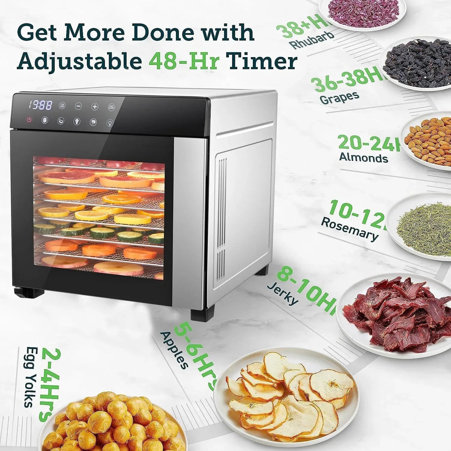 8-Tray Food Dehydrator