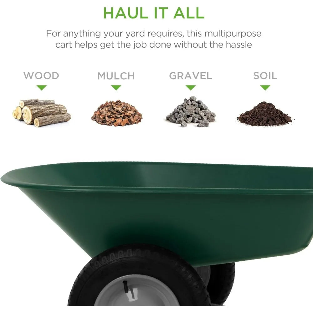 Dual-Wheel Wheelbarrow