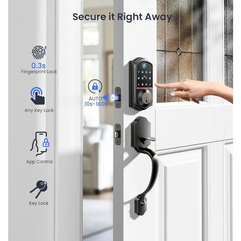 Fingerprint Smart Front Door Lock Set