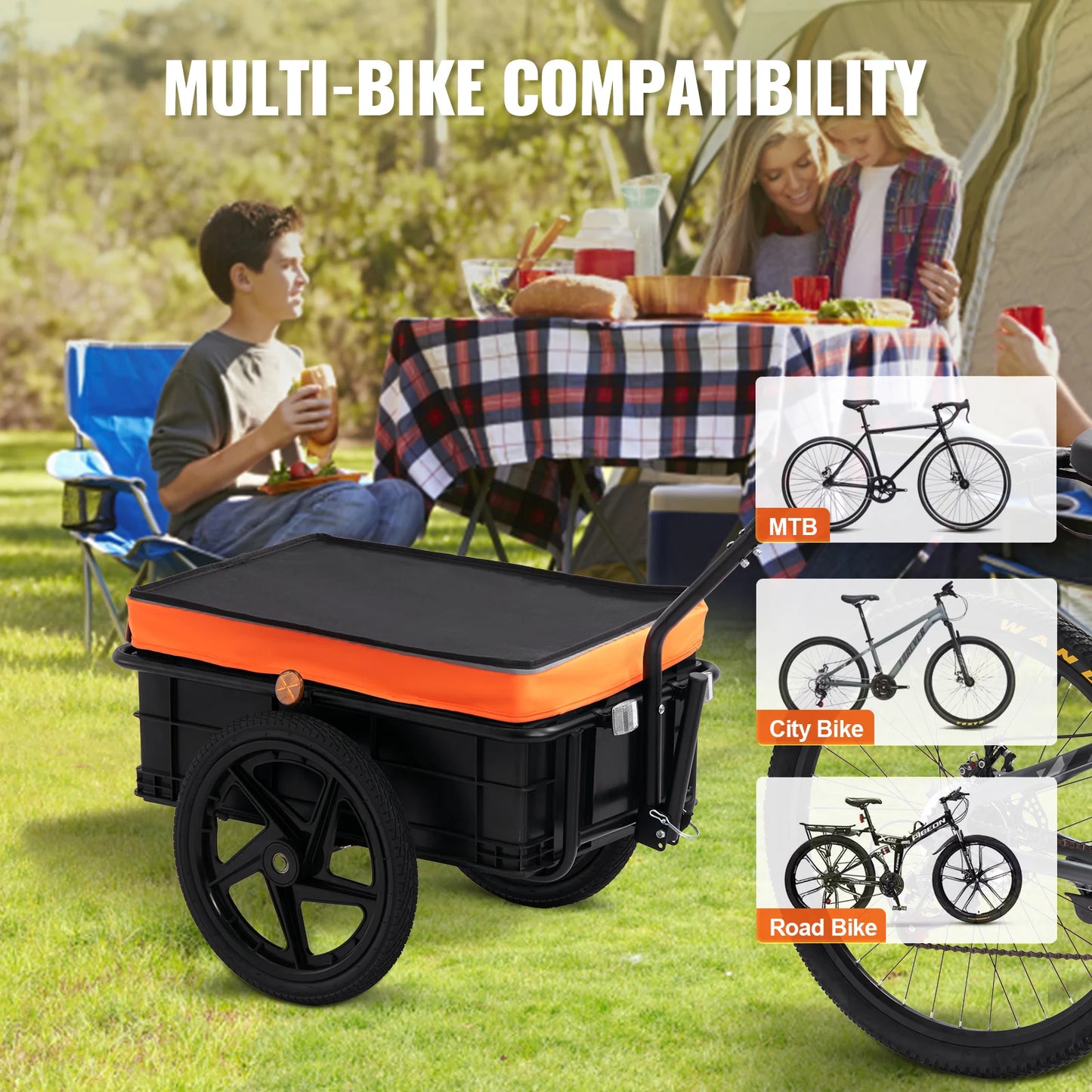 88Lbs Bike Cargo Trailer