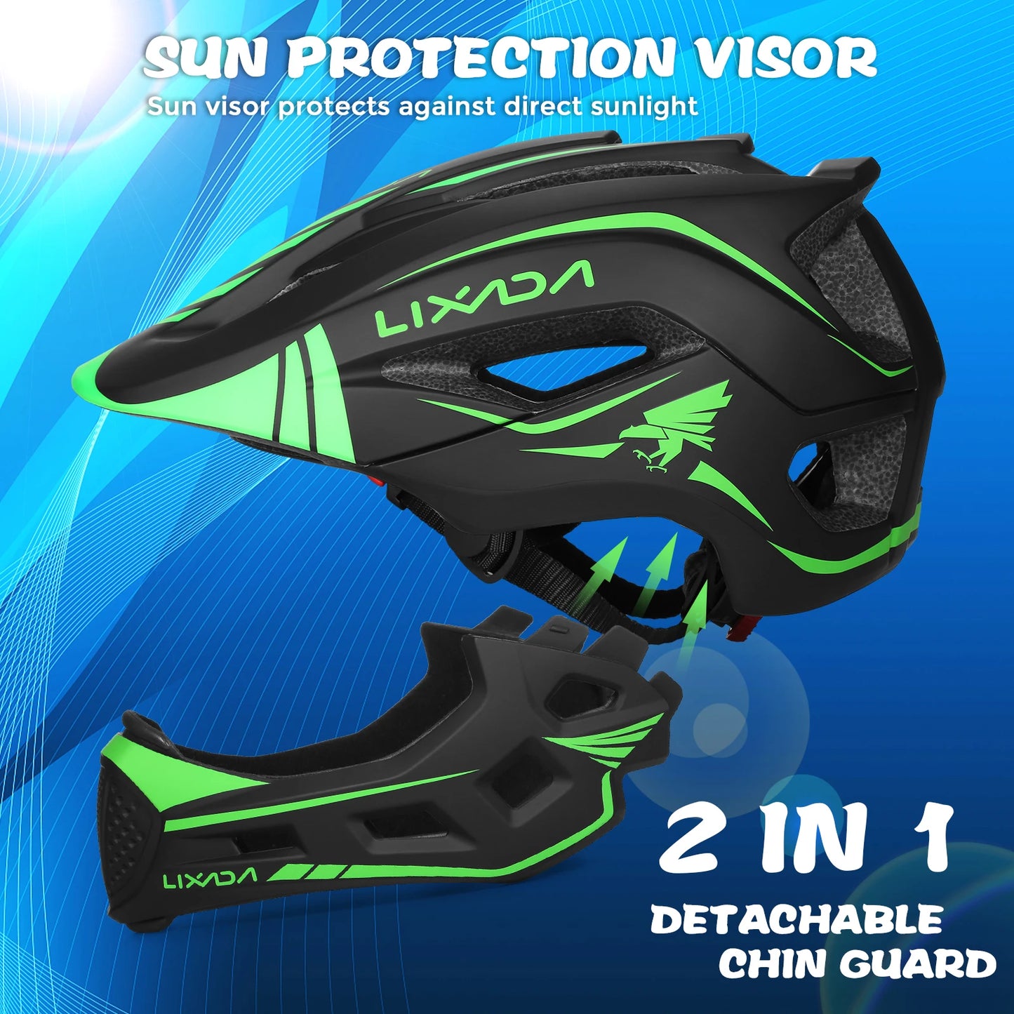 2-in-1 Kids Bicycle Helmet