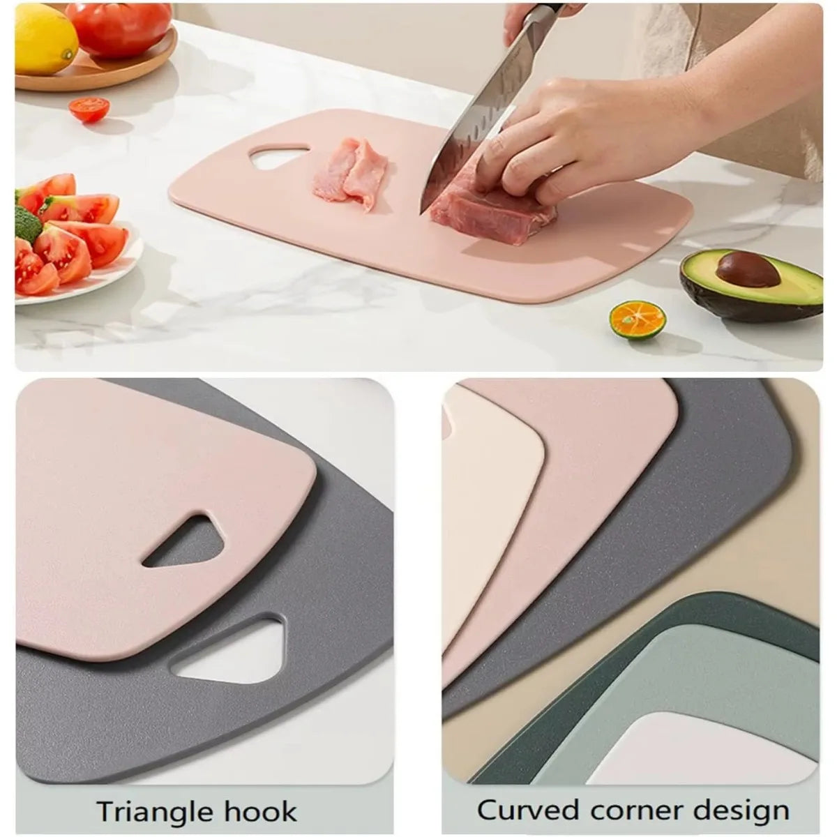 Plastic Cutting Board Set of 3