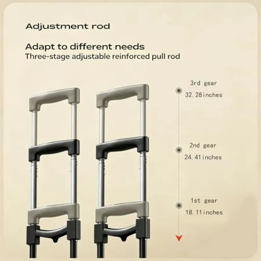 Pet Carrier Trolley Box with Wheels
