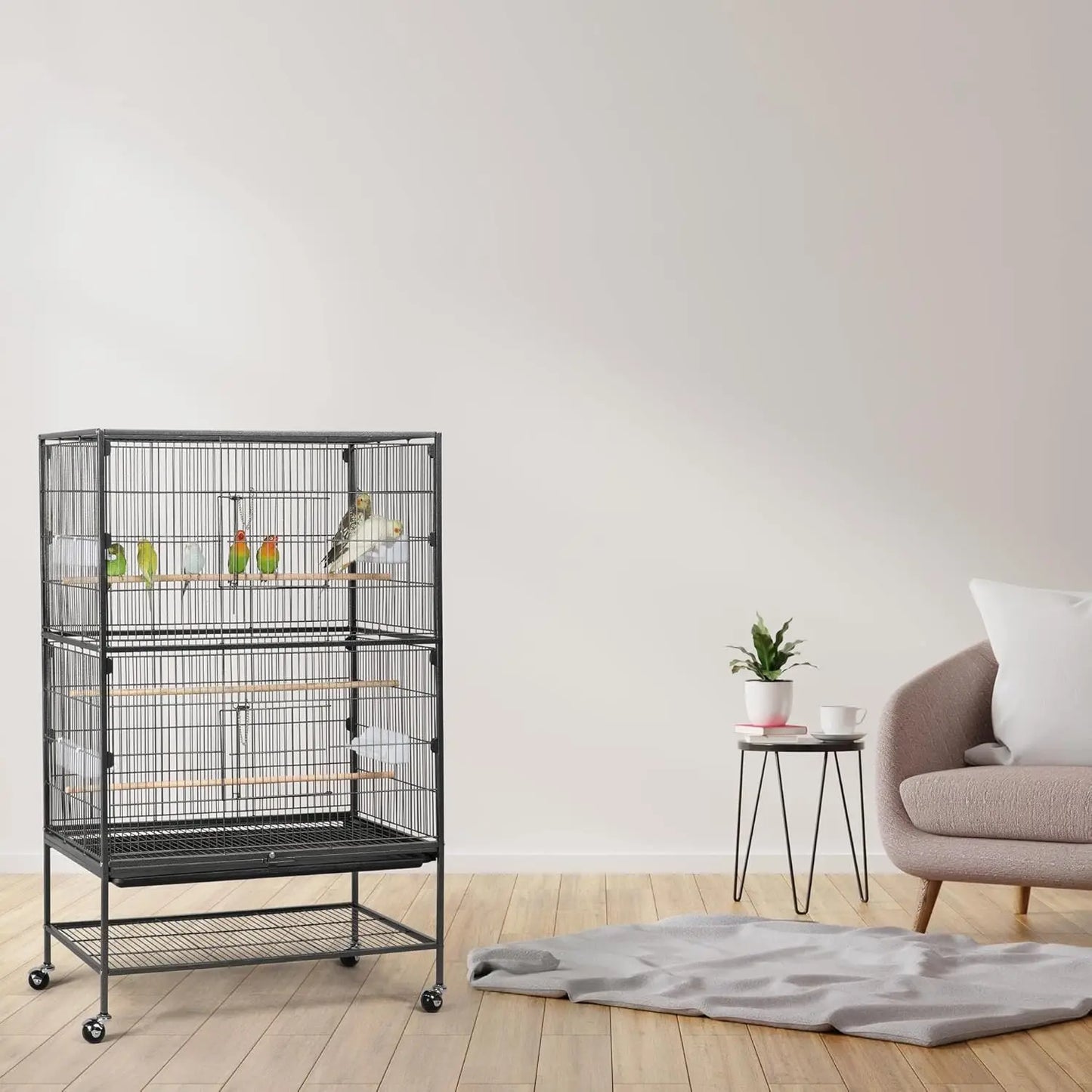 52-inch Wrought Steel Bird Cage