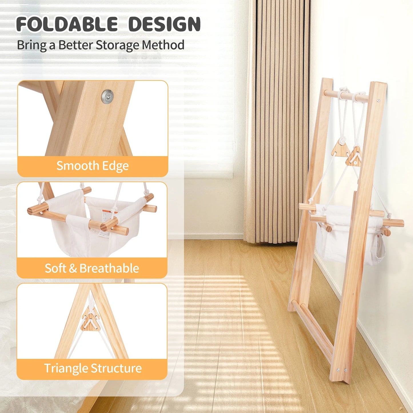 foldable indoor swing
