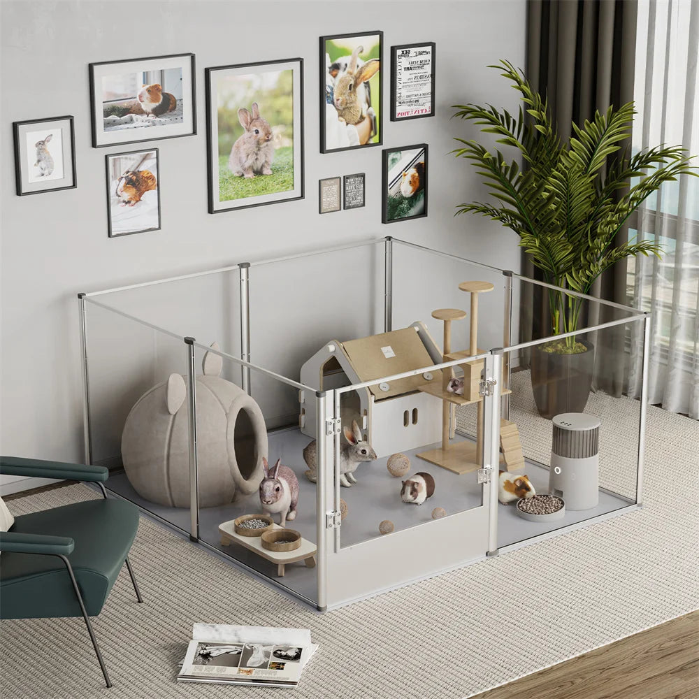 Dog Playpen Acrylic Enclosure