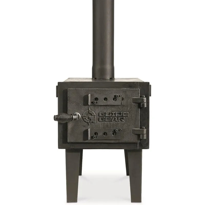 Wood Burning Stove, Portable with Chimney Pipe