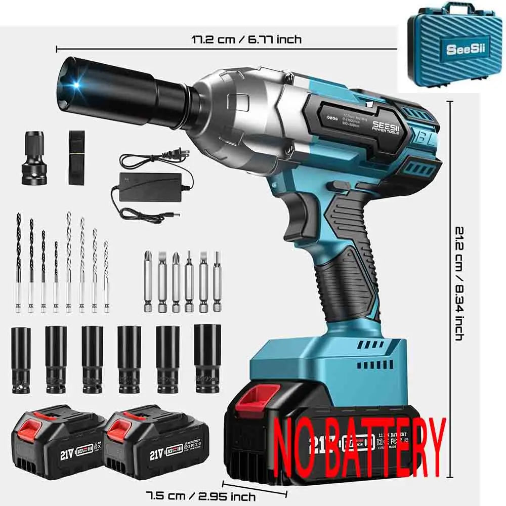 Cordless Impact Wrench 1/2"