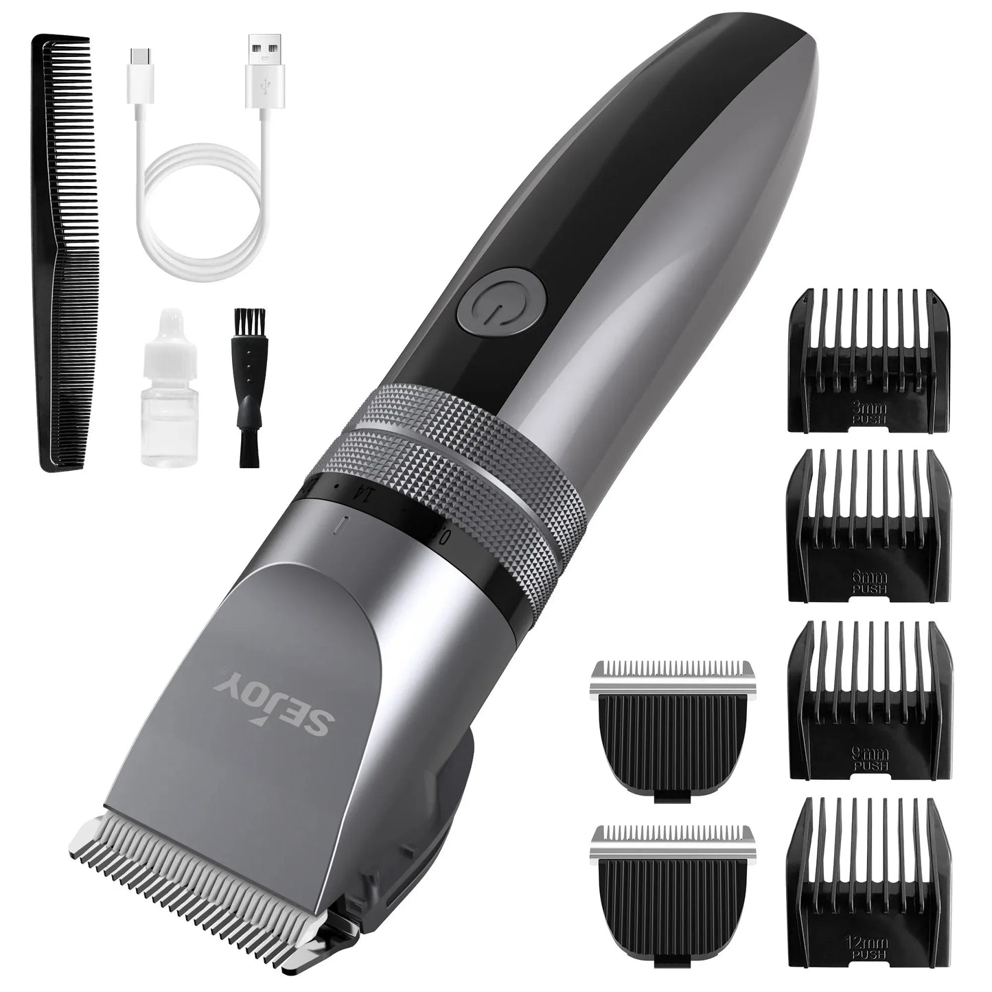 Rechargeable Electric Hair Clippers Men Professional