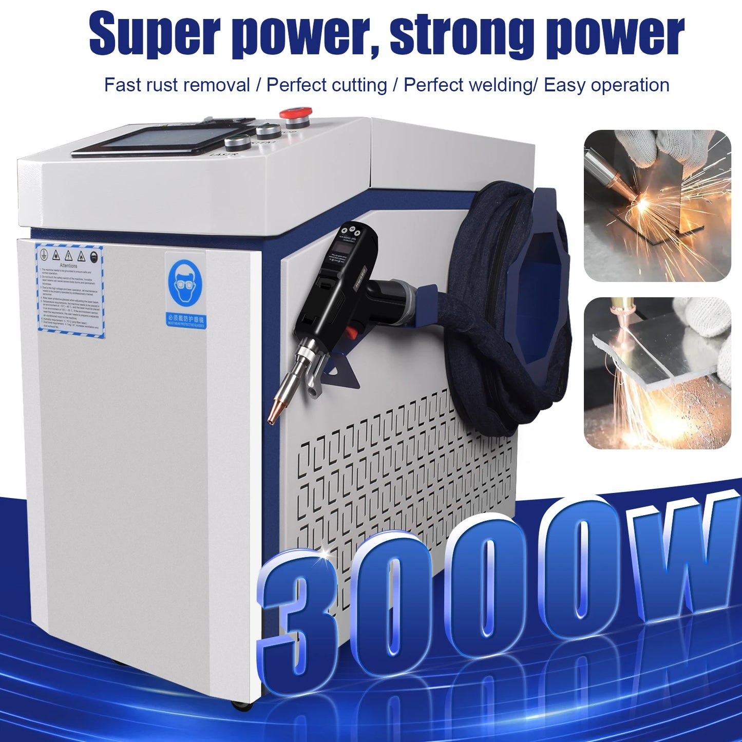 4 IN 1 Fiber Laser Welding Cutting Cleaning Soldering Machine