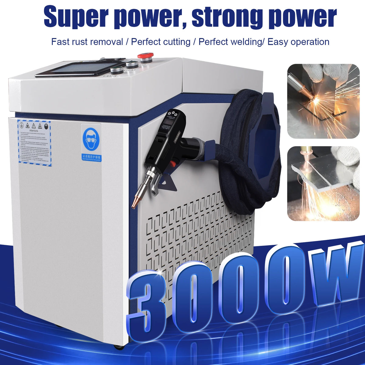 Fiber Laser Welding Cutting Cleaning Soldering Machine