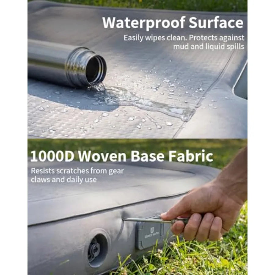 Truck tent camping air mattress: drop-stitch PVC for 6.0-6.5ft