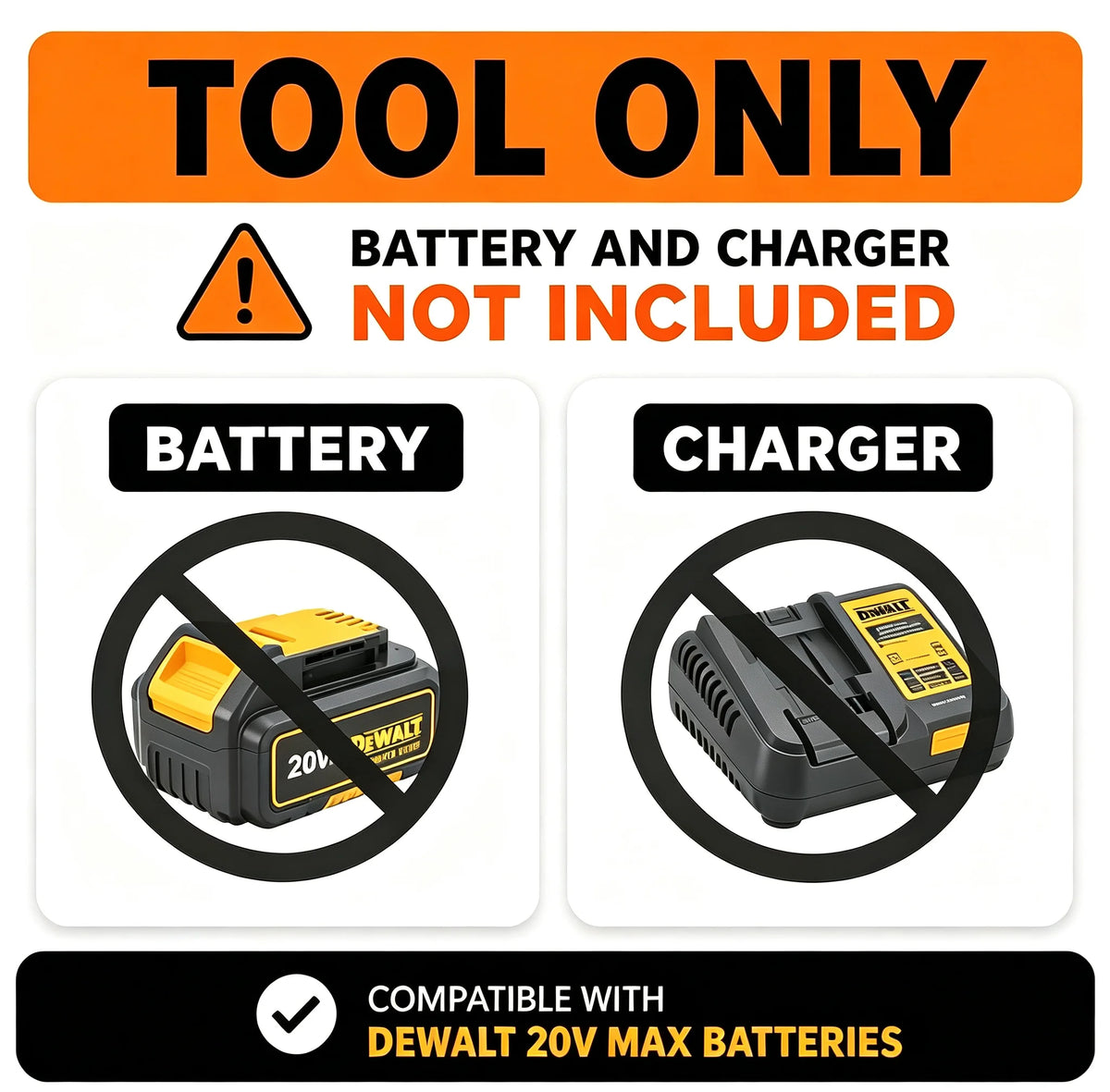 20V MAX LED Work Light, Battery Not Included