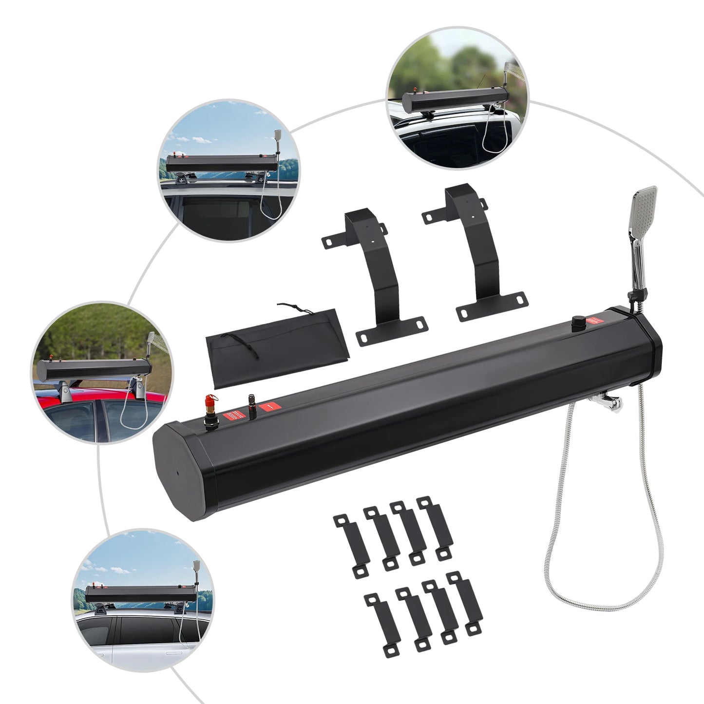 Roof Rack Mount Road Shower