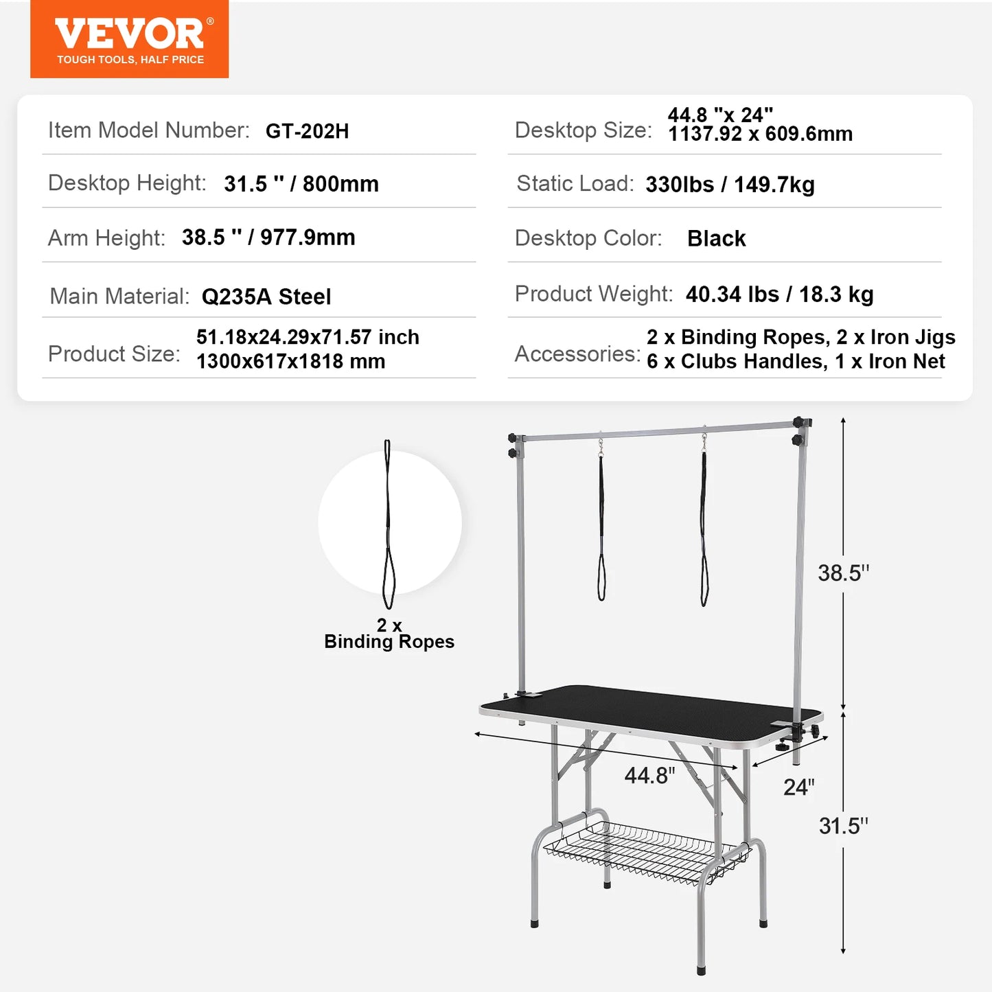 Pet Grooming Table