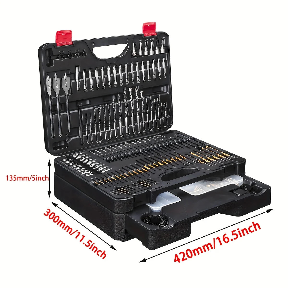 400 Pcs Drill Bit Set