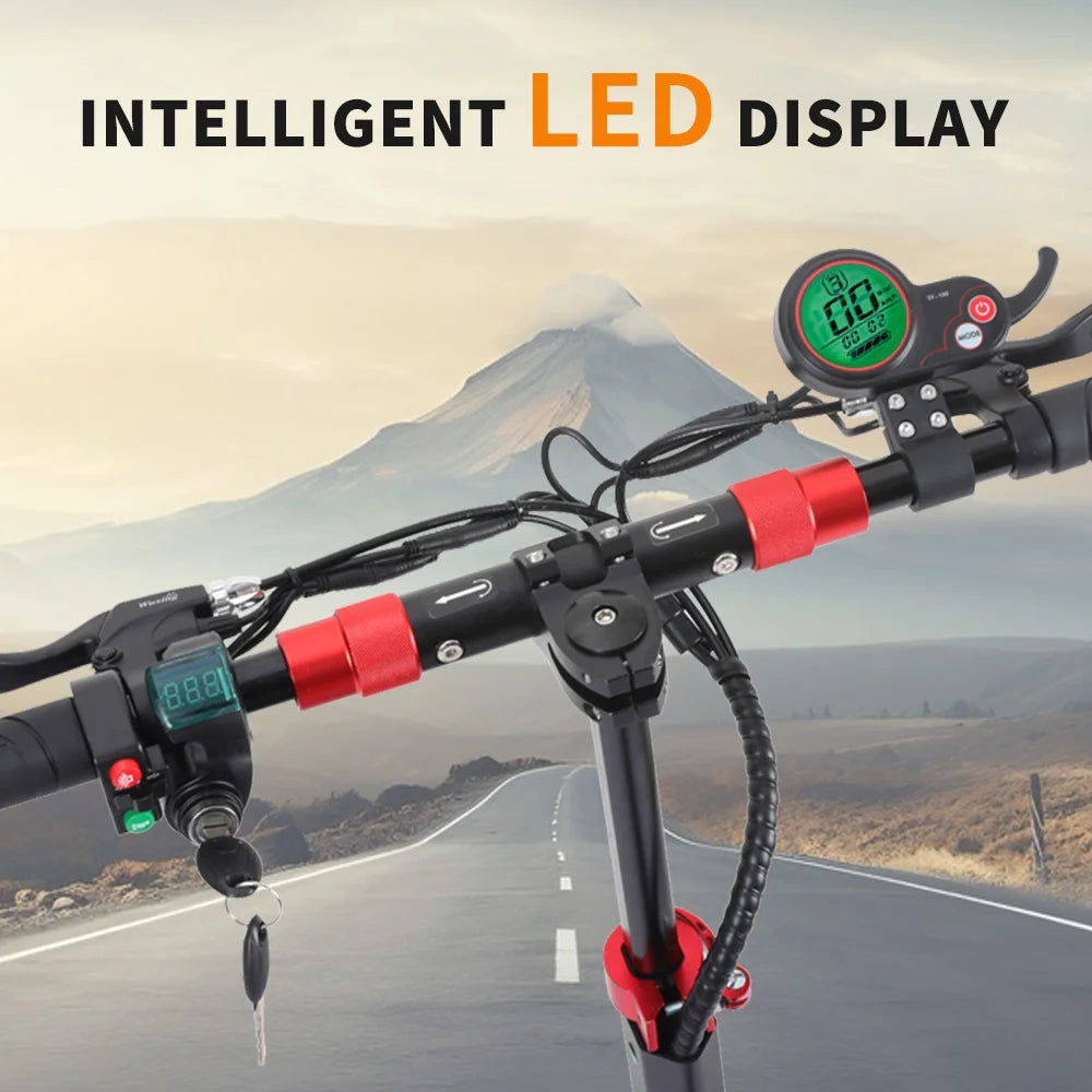 800W Folding Electric Scooter With Seat